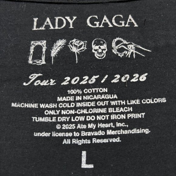 Lady Gaga Vanish Into You Mayhem Tour T-shirt size Large - Picture 4 of 4